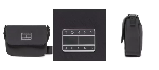 Tommy Jeans Torebka Tjw Casual Flap Crossover AW0AW12496 Czarny