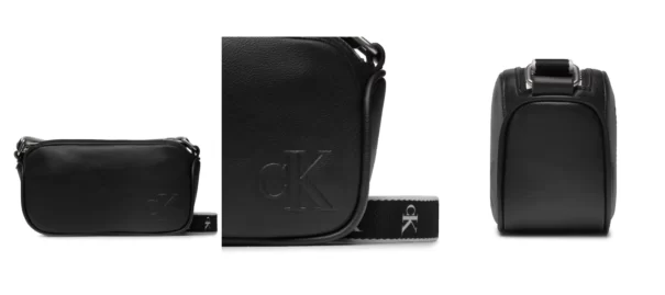 Calvin Klein Jeans Torebka Ultralight Ew Dbl Camera Bag20 K60K610079 Czarny
