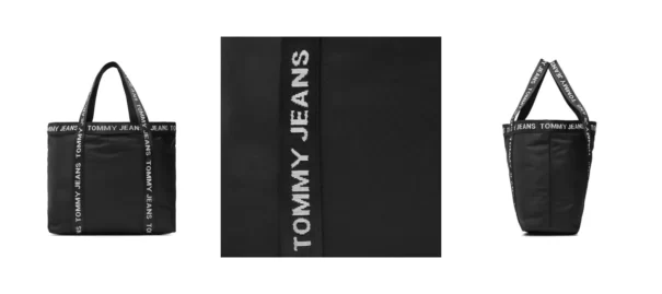 Tommy Jeans Torebka Tjw Essential Tote AW0AW14953 Czarny
