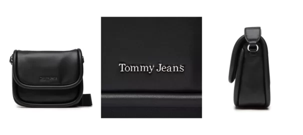 Tommy Jeans Torebka Tjw Femme Flap Crossover AW0AW14425 Czarny