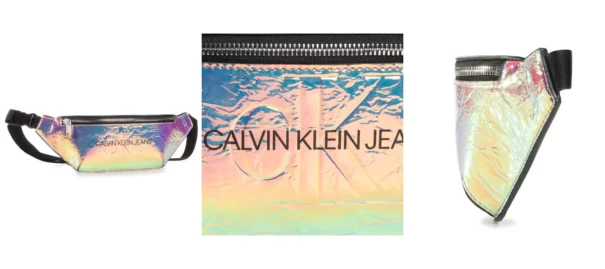 Calvin Klein Jeans Saszetka nerka Streetpack Iridescent K60K607381 Kolorowy