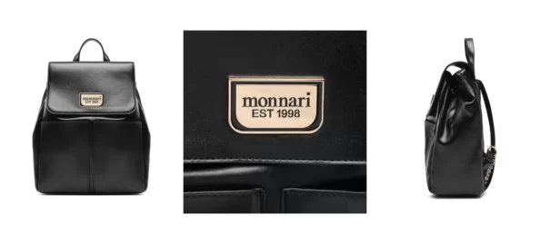 Monnari Plecak BAG2500-020 Czarny