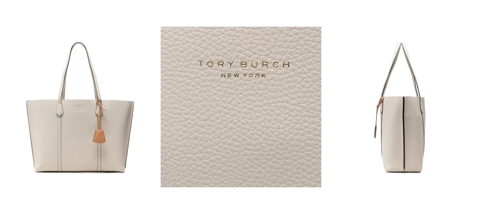 Tory Burch Torebka Perry Triple-Compartment Tote 81932 Biały
