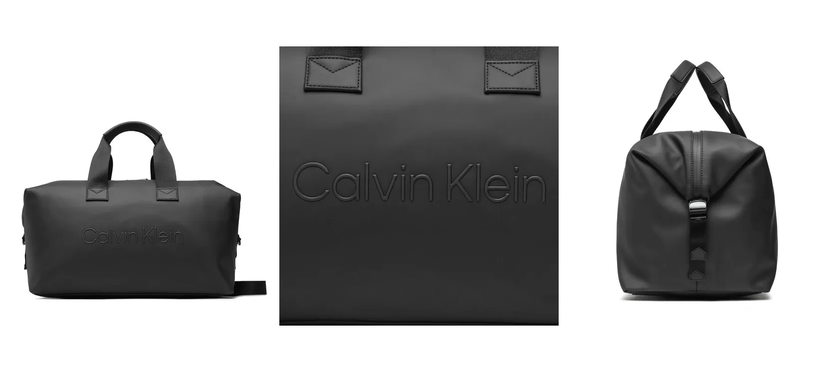 Calvin Klein Torba Rubberized Weekender K50K510234 Czarny