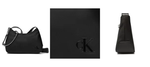 Calvin Klein Jeans Torebka Sculpted Round Sb23 Mix K60K610312 Czarny