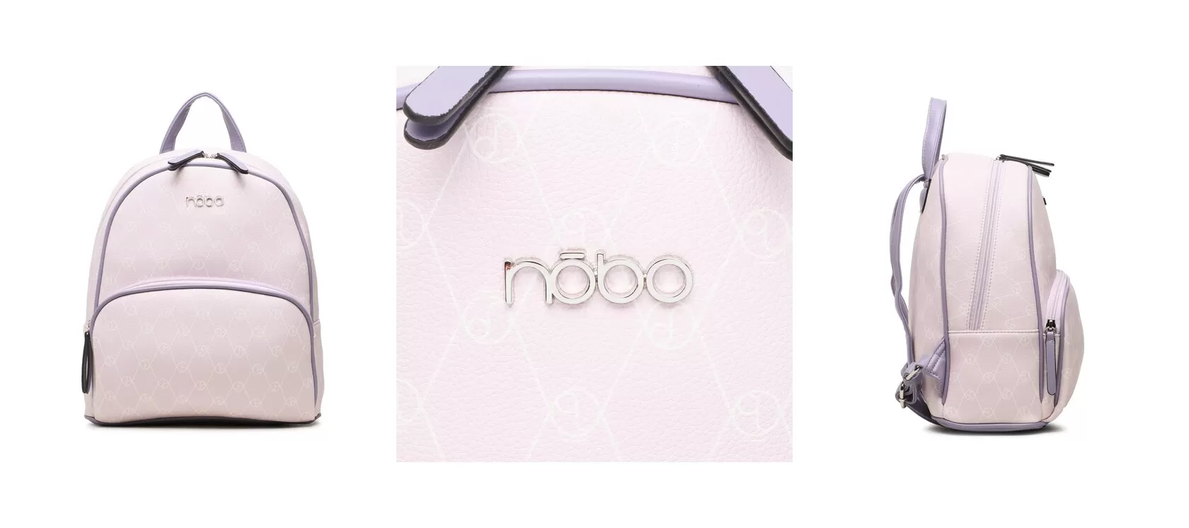Nobo Plecak NBAG-P1230-C014 Fioletowy