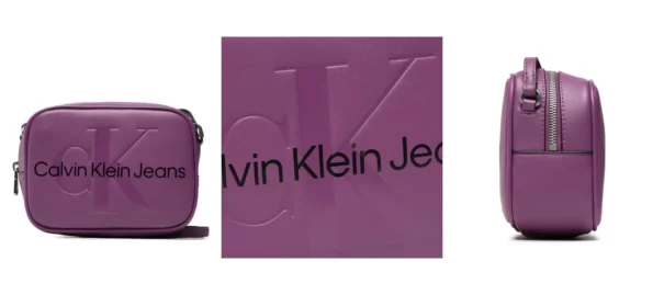 Calvin Klein Jeans Torebka Sculpted Camera Bag18 K60K607202 Fioletowy