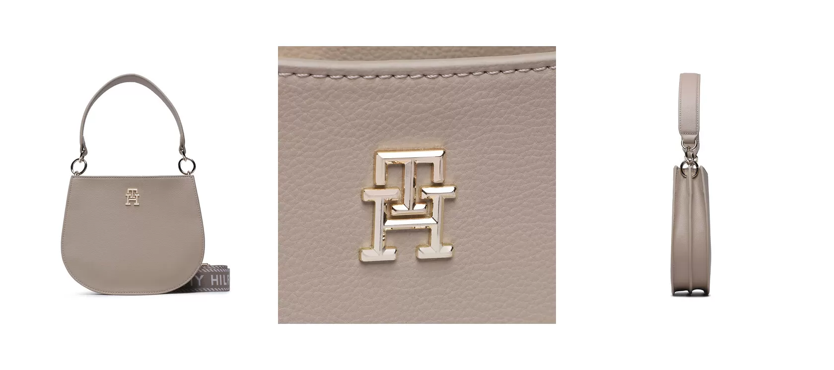 Tommy Hilfiger Torebka Tommy Life Med Crossover AW0AW14472 Beżowy