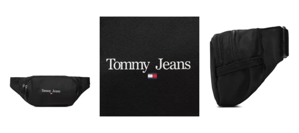 Tommy Jeans Saszetka nerka Tjw Essential Bumbag AW0AW12553 Czarny