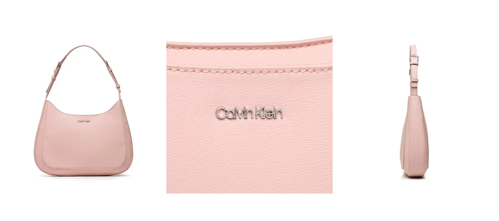 Calvin Klein Torebka Ck Must Shoulder Bag Md Epi Mono K60K610631 Różowy