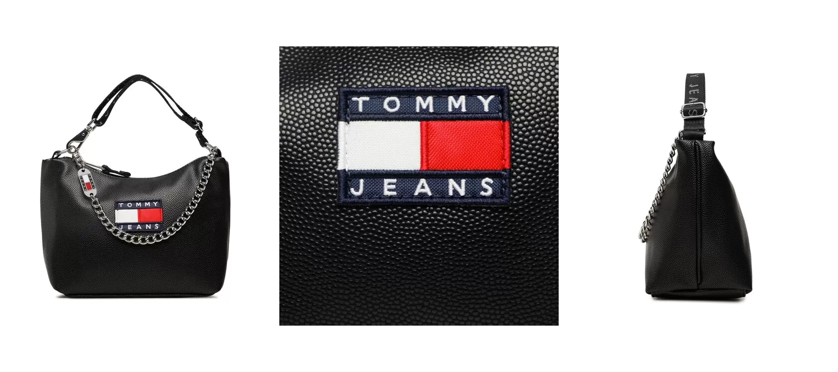 Tommy Jeans Torebka Tjw Heritage Shoulder Bag AW0AW14570 Czarny