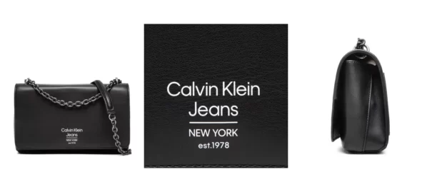 Calvin Klein Jeans Torebka Sculpted Ew Flap Conv25 Spec K60K610072 Czarny