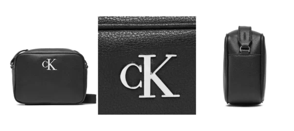 Calvin Klein Jeans Torebka Minimal Monogram Camera Bag18 K60K610683 Czarny