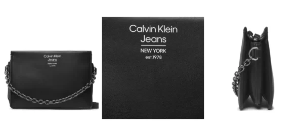 Calvin Klein Jeans Torebka Sculpted Pouch W/Strap23 Spec K60K610076 Czarny