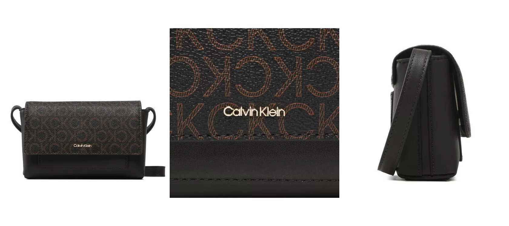 Calvin Klein Torebka Ck Must Mini Bag Mono K60K611012 Brązowy