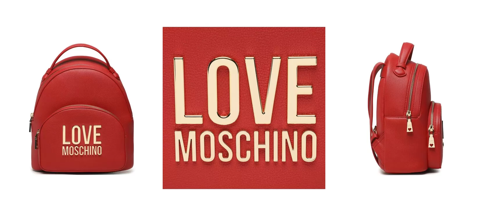 LOVE MOSCHINO Plecak JC4105PP1GLI0500 Czerwony