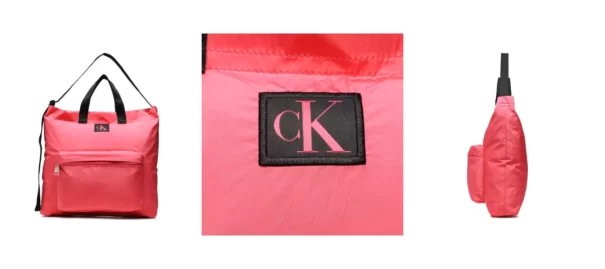 Calvin Klein Jeans Torebka City Nylon Tote40 K60K610713 Różowy