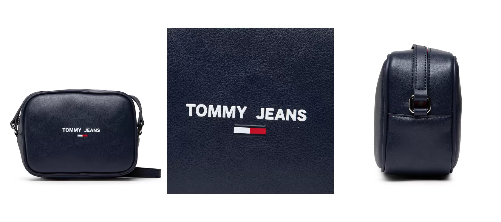 Tommy Jeans Torebka Essential Pu Crossover AW0AW11835 Granatowy