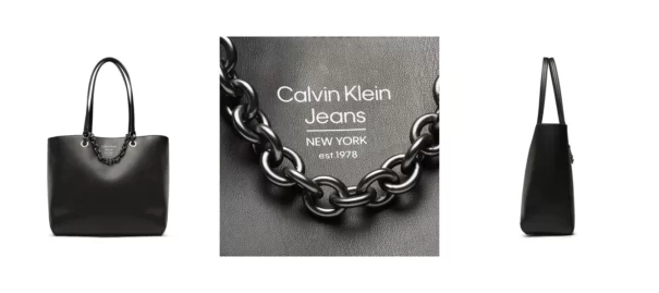 Calvin Klein Jeans Torebka Sculpted Shopper29 Spec K60K610069 Czarny