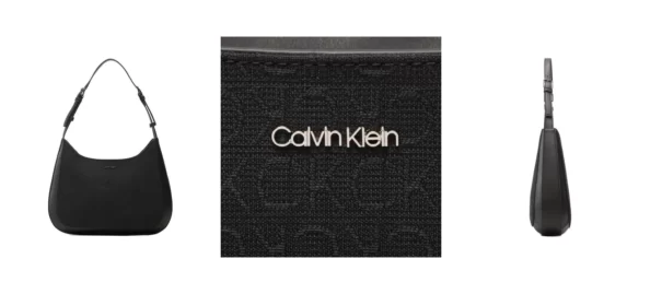 Calvin Klein Torebka Ck Must Shoulder Bag Mid Jq K60K610630 Czarny