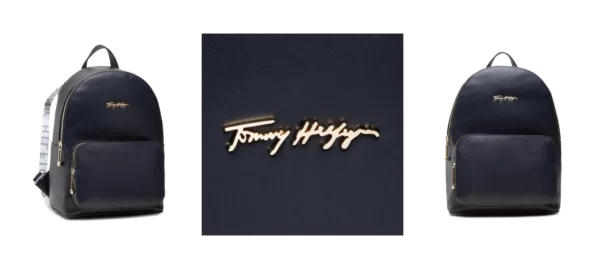 Tommy Hilfiger Plecak Iconic Tommy Backpack AW0AW11330 Granatowy