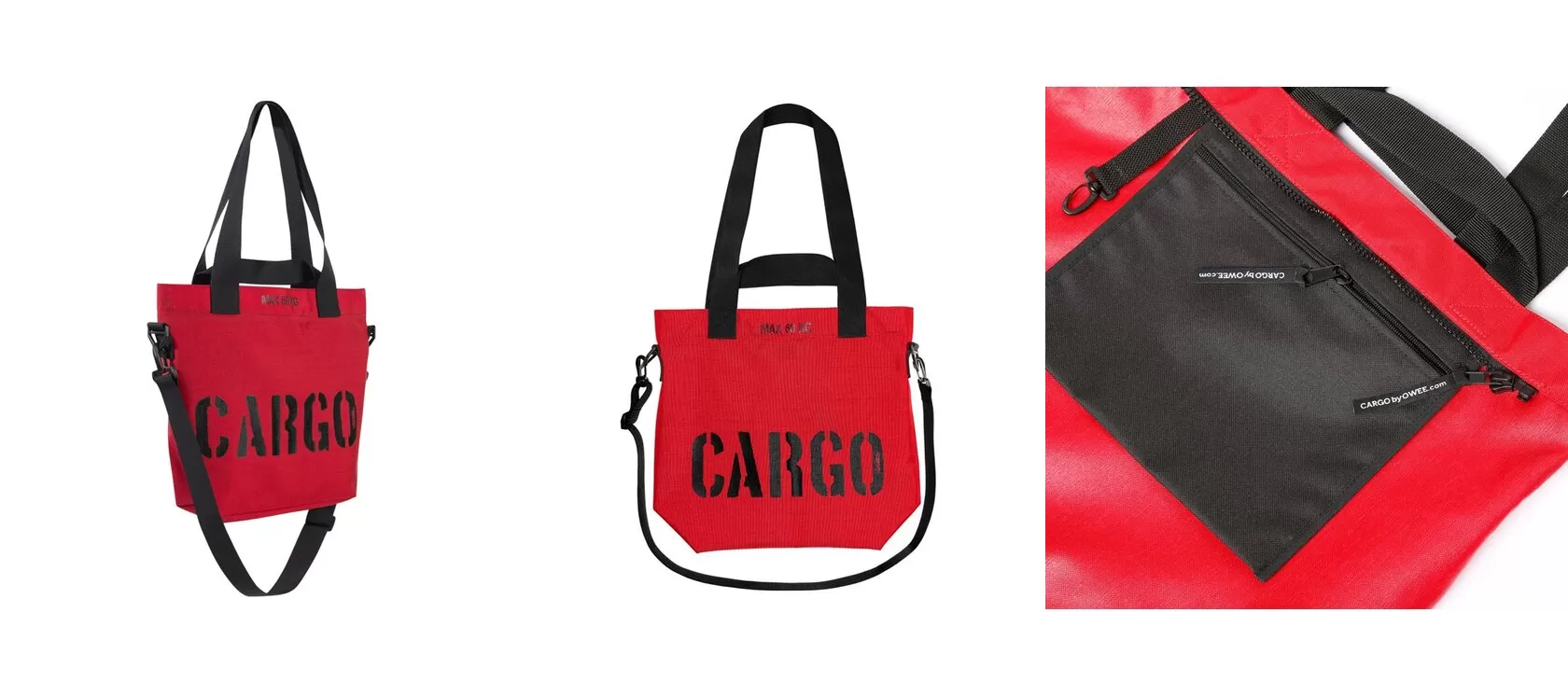 Cargo By Owee Torba Classic-Red-Small Czerwony