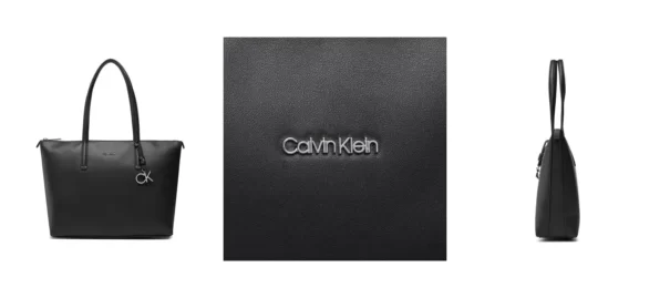 Calvin Klein Torebka Ck Must Shopper Md K60K609874 Czarny