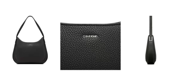 Calvin Klein Torebka Ck Must Plus Shoulder Bag Md K60K610447 Czarny