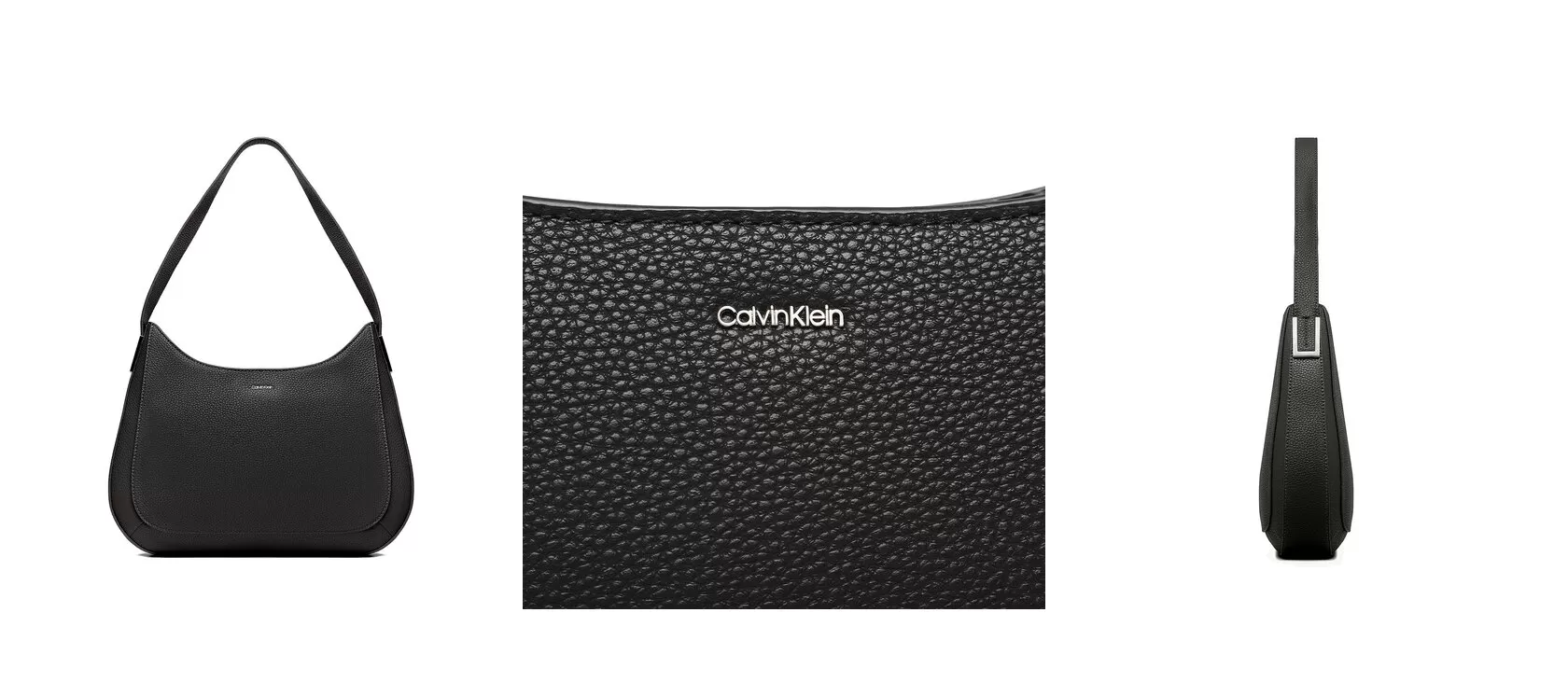 Calvin Klein Torebka Ck Must Plus Shoulder Bag Md K60K610447 Czarny