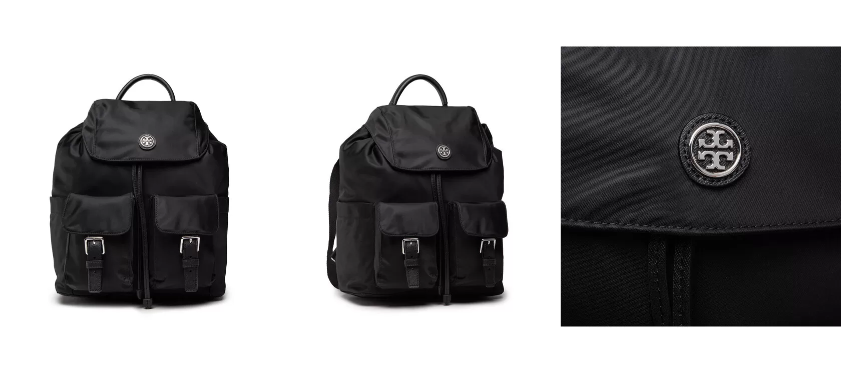Tory Burch Plecak Virginia Flap Backpack 85061 Czarny