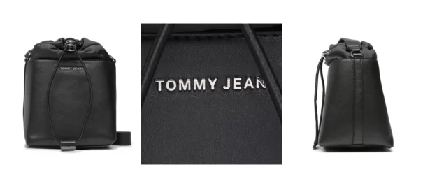 Tommy Jeans Torebka Tjw Academia Bucket Bag AW0AW12545 Czarny
