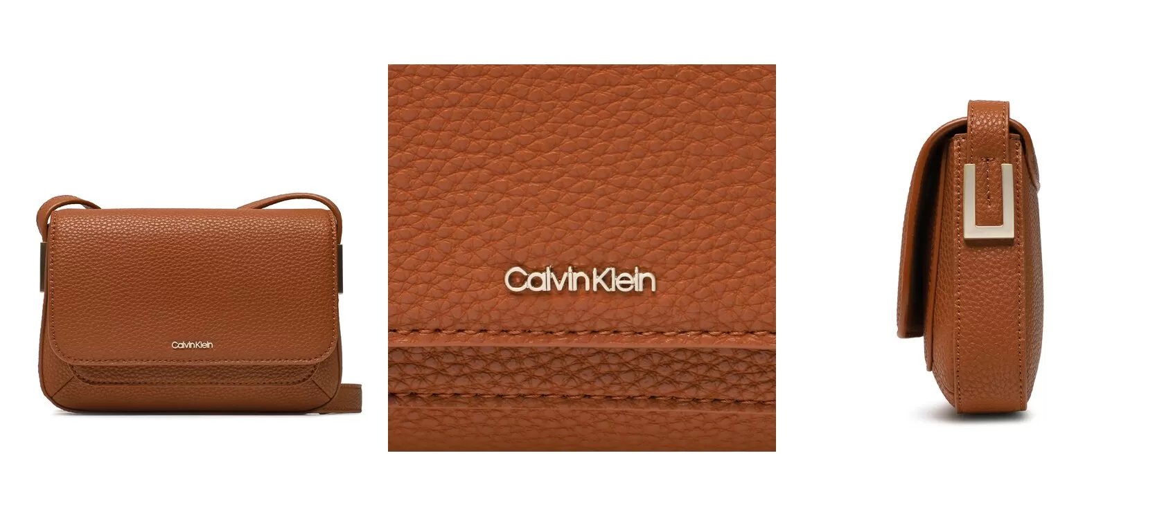 Calvin Klein Torebka Ck Must Plus Crossbody K60K610619 Brązowy