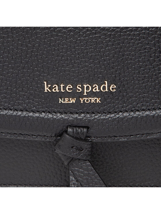 Kate Spade Torebka Knott Pebbled Leather Flap Cro K6830 Czarny zdjęcie nr 2
