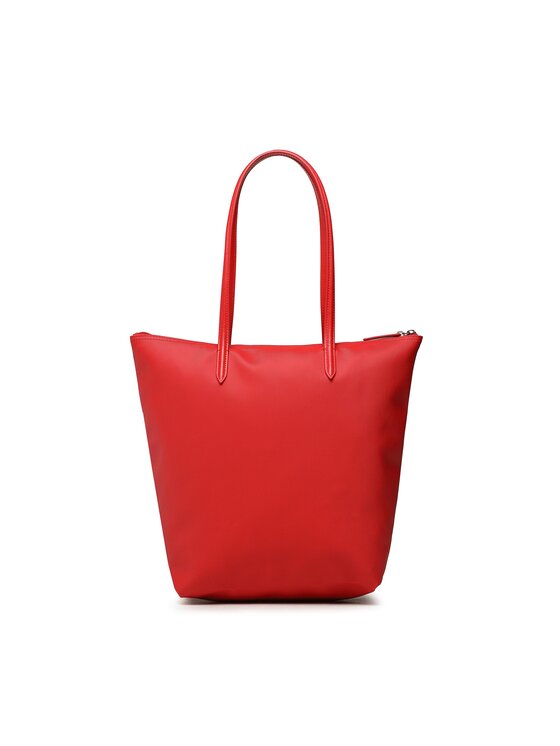 Lacoste Torebka Vertical Shopping Bag NF1890PO Czerwony zdjęcie nr 4