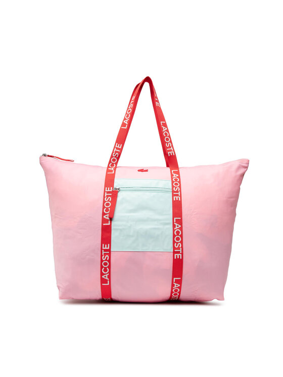Lacoste Torebka Xl Shopping Bag NF3835VA Różowy