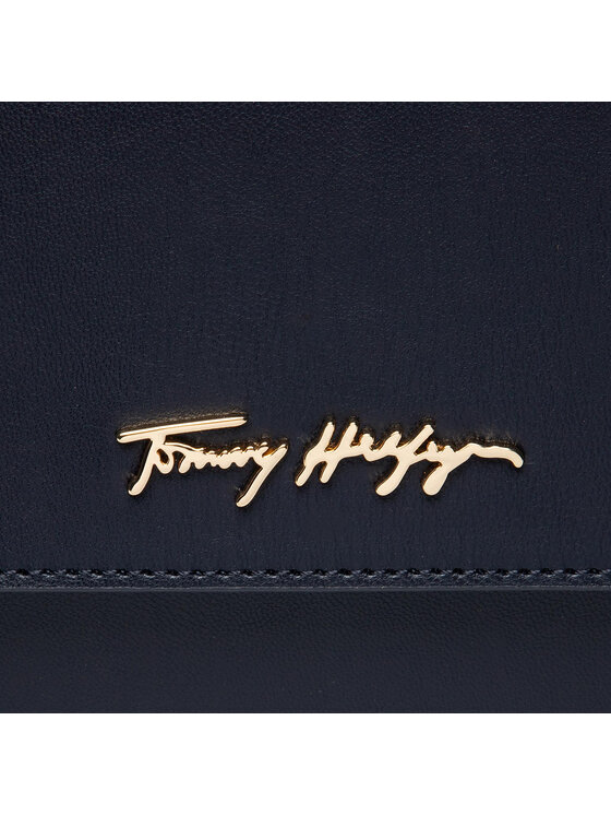 Tommy Hilfiger Torebka Iconic Tommy Shoulder Bag AW0AW12308 Granatowy zdjęcie nr 2