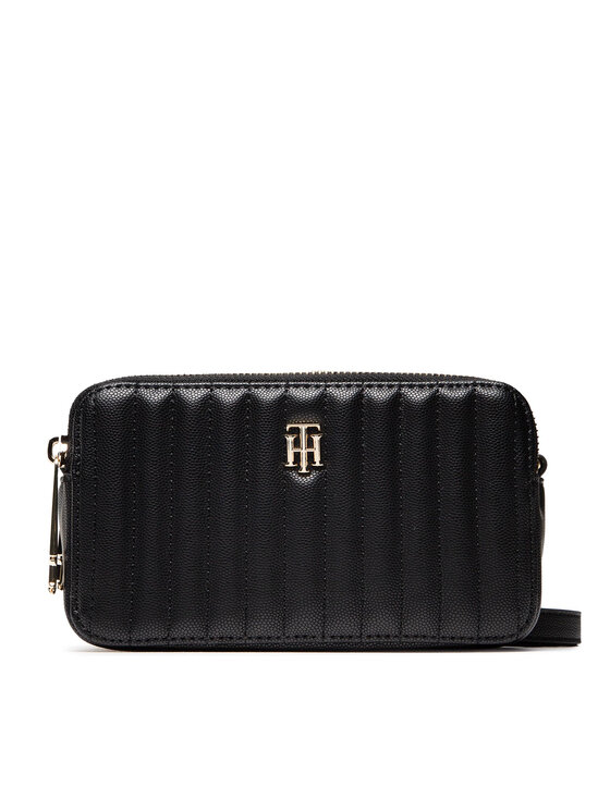 Tommy Hilfiger Torebka Th Timeless Camer Bag Quilted AW0AW13143 Czarny