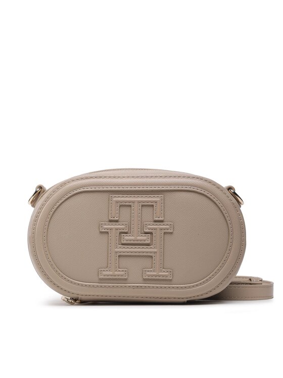 Tommy Hilfiger Torebka Th Timeless Camera Bag Deboss AW0AW14737 Beżowy