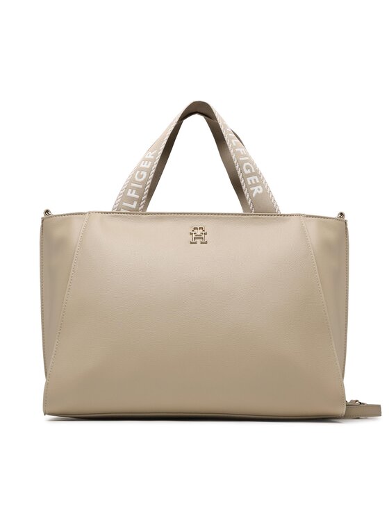 Tommy Hilfiger Torebka Tommy Life Tote AW0AW14469 Beżowy