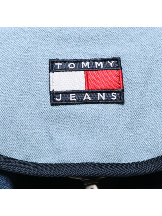 Tommy Jeans Plecak Tjm Heritage Denim Flap Backpack AM0AM11108 Niebieski zdjęcie nr 2