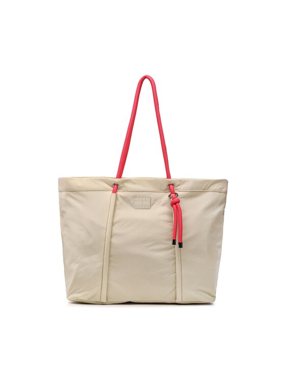 Tommy Jeans Torebka Tjw Beach Summer Tote AW0AW14583 Beżowy