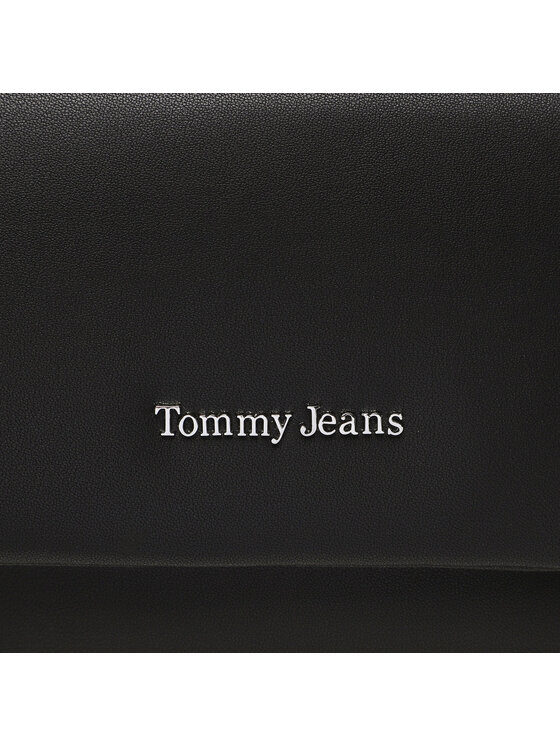 Tommy Jeans Torebka Tjw City Girl Flap Crossover AW0AW14965 Czarny zdjęcie nr 2