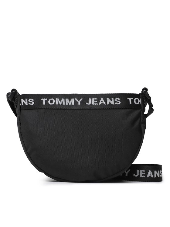 Tommy Jeans Torebka Tjw Essential Moon Bag AW0AW15146 Czarny