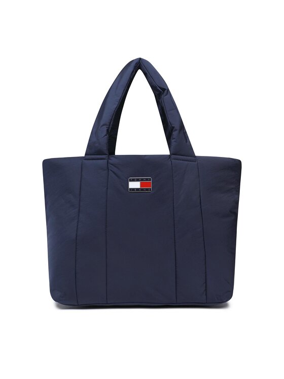 Tommy Jeans Torebka Tjw Hype Conscious Travel Tote AW0AW14148 Granatowy